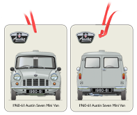 Austin Seven Van 1961-62 Air Freshener